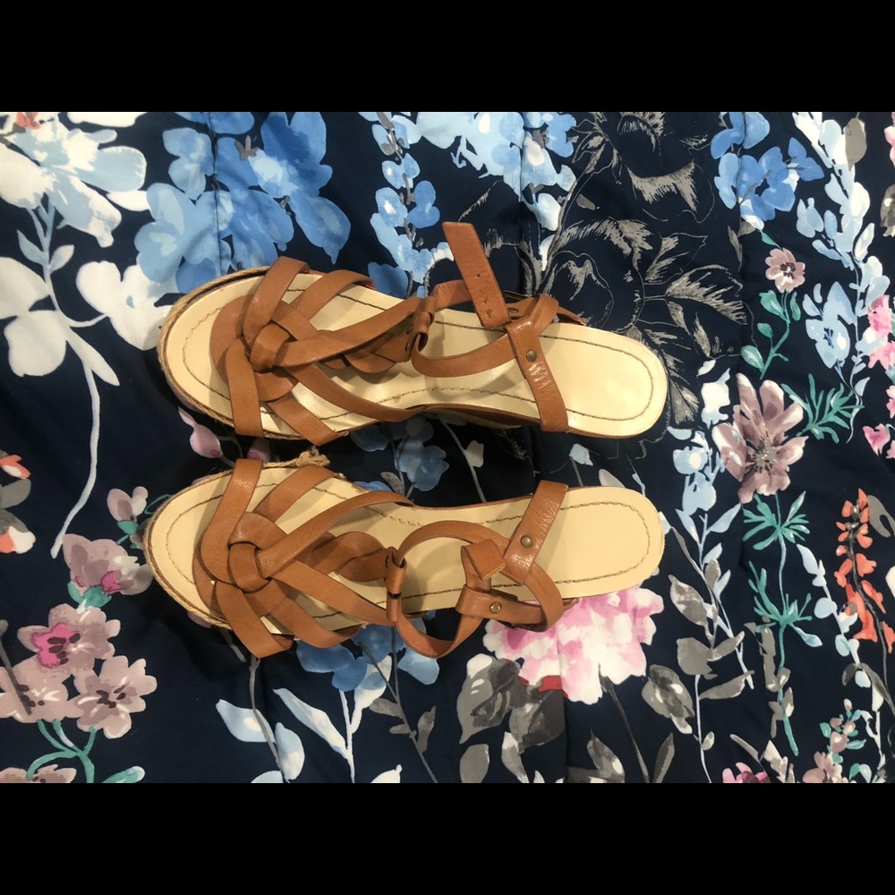 TORRID Brown Wedge Heels